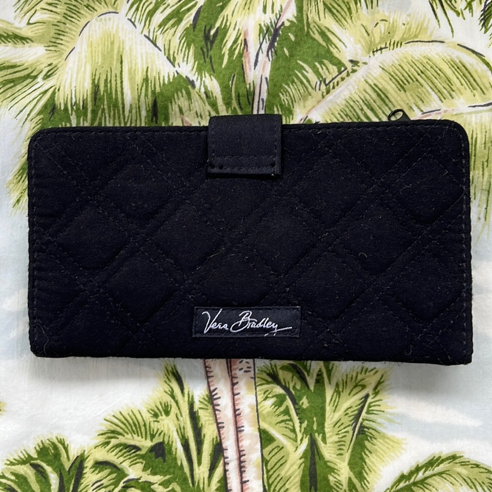 Vera Bradley black wallet